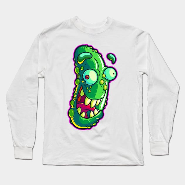 Pickled Pickle Long Sleeve T-Shirt by ArtisticDyslexia